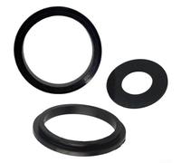 Niceminiwall Swimming Pool Connection Gaskets Kit For Coleman Spa Heat Resistant Silicone Rubber Ring Set Tub Equipment Replacement Parts Black(1A+2BC)