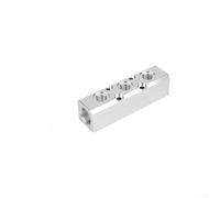 Niceminiwall SY30 Series Aluminum Air Manifold Distributor with 1/2 Inch Thread Port for Pneumatic Tools and Woodworking(3F)