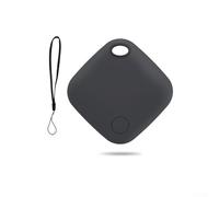 Niceminiwall Tag GPS Tracker with Anti-Lost Alarm and Long Distance Locator for iOS Devices, Compatible with Find My Network for Keys, Wallets and Bags(Black)