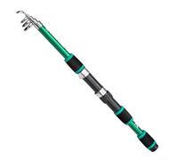 Niceminiwall Telescopic Sea Fishing Rod 1.8m Fiberglass Portable Collapsible Pen Spinner Rod for Saltwater Casting with Medium Heavy Power 6-17lb Line Weight and 1/4-5/8oz(green)