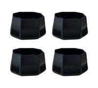 Niceminiwall Tennis Racket End Cap Set of 4, Plastic Butt Cap Compatible with for Racket Handle Replacement and Repair, to Install Grip End Covers Compatible with for No. 2 Tennis