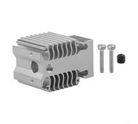 Niceminiwall Thermal Heat Sink for 3 For V3 SE, Aluminum Extruder Heat Sink for Fast Cooling Block with Side Locking Screws, For CNC Machined for -3