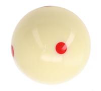 Niceminiwall Training Billiard Cue Ball 6 oz Resin 2/4 Inch Blue 6-Dot Spot Design for for Snooker Pool Practice, Improves Cueing Accuracy and Spin Control on Standard Tables(Red)