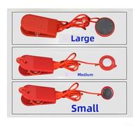 Niceminiwall Treadmill Magnetic Safety Key Replacement - PVC & Magnet Construction, Compatible with Most Round-Lock Treadmills, Red, S/M/L Size(M)