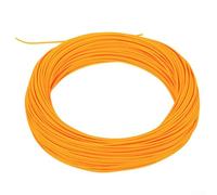 Niceminiwall Trout Fly Fishing Line 7WT WF Floating Weight Forward Design 75ft PVC Nylon Main Line for for Freshwater Angling Casting Accuracy and Smooth Performance Compatible(orange)