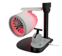 Niceminiwall Turbofan Desktop Creative Fan with humidifying Spray Back Flame Upgraded Motor(red)