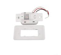 Niceminiwall US Wall Mounted Motion Sensor Switch Automatic Infrared Light Control with Induction Panel for 110V-240V AC Electrical Outlets and Receptacles(AC110-240V)