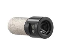 Niceminiwall Vacuum Brazed Finger Bits Ball End Mill for Marble Granite Tile Grinding with 20mm Head and for M14 Thread Compatibility(Black)