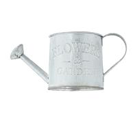 Niceminiwall Vintage Watering Can Iron Metal Flower Pot for Home Garden Decor, Retro Bucket with Engraved Lettering, Compact 9 cm x 8.5 cm (3.54" x 3.35")(The Old)