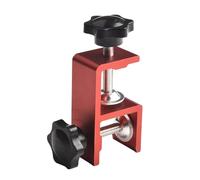 Niceminiwall Wardrobe Closing Board Clip 0-25mm Adjustable Aluminum Alloy Fixing Clamp Jig for Woodworking and DIY Projects with Diagonal Opening Design(1PC)