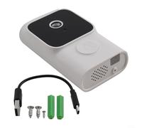 Niceminiwall WiFi Video Doorbell for App with Two-Way Communication and, Wireless Battery Powered Home Security Camera Door Bell for Indoor Outdoor(White)