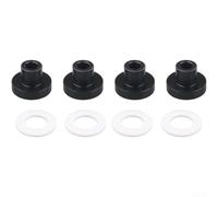 Niceminiwall Window Bushings in Delrin for Miata 1990-2005, Improved Window Movement, Wear Resistant Black Alloy and ABS, Quick Install, 2-Piece Set(Pack Of 4)