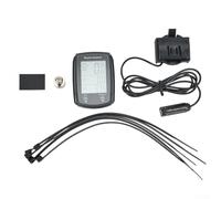 Niceminiwall Wireless For Bike Computer with LCD Display, Speedometer and Odometer for Cycling - ABS Housing, Rainproof Design, Backlit Screen, Fits Most Bicycl(BLACK)