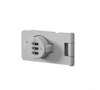 Niceminiwall Zinc Alloy Combination Lock Latch Bolt with Pry Lock Design for Room Doors, Refrigerator, Closet and Cabinet Security, Password Setting and (White 3.5inch)