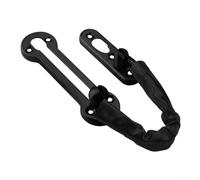 Niceminiwall Zinc Alloy Door Security Chain Lock with Child Safety Feature, Anti-Theft Door Latch for for Home or Hotel, Easy Install Heavy-Duty Chain Restricts Opening for(Black)