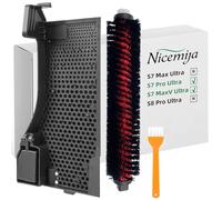 Nicemiya S7 Pro / S7 MaxV Ultra Water Filter & Cleaning Brush Assembly Accessories Compatible with Roborock S7 MaxV /S7 Pro Ultra, Vacuum Cleaner Cleaning Tank Filter (Not Suitable for S7 Max Ultra)