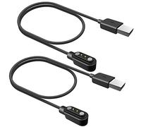 Nicempty VeryFit Smart Watch Charger USB Magnetic Smartwatch Replacement Charging Cable Cord (2 Pack)