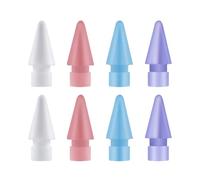 NiceNaiils 8 Pcs Colored Tips for Apple Pencil Nib Compatible with iPad Pen Tip with Protective Case for Apple Pencil Pro/USB-C/1st Gen/2nd Generation iPencil