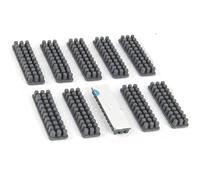 NiceNaiils Pack of 10 Accessories for Bambu Lab A1, Silicone Nozzle Cleaning Brush for 3D Printers, Heat Resistant Cleaning Pads for Hotend & Nozzle, Replacement Parts for Filament Residues, Durable