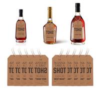 NICENEEDED 10 PCS Wedding Groomsmen Proposal Cards with Clear Words, Groomsman Invitation Cards Best Man Card, Take Shot Tag for Wedding Supplies