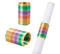 NICENEEDED 2 Pcs Diamond Painting Canvas Roll Holder, Colorful Anti Roll Bracket and Storage Tool for Diamond Art Painting, Essential Accessories Tools for Smooth Diamond Art Creation