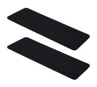 NICENEEDED 2 PCS Felt Bag Base Shaper, 14.8 x 6.7 Inch Bag Bottom Shaper Pad Purse Liner Board Insert, Black Arc Corner for Handbags Tote Crossbody Bag Backpack