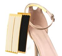 NICENEEDED 2 Pcs Shoe Strap Cushion Insert, Heel Grips Heel Liners, Adhesive Heel Pads Stop Slipping Straps Foot Protectors Thin Stripes Shoe Insoles Heels for High Heels Women Men Loose Shoes