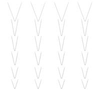 NICENEEDED 24Pcs Metal Bra Wire, V Shape Bra Underwire Sturdy Steel Bra Under Wires, Replacement Bra Underwire Repair Underwear Accessories for Women Evening Dress