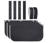 NICENEEDED 3 Pack Face Shield Replacement Lens, 15.5"x 8" Tinted Full Protective Safety Face Shield Replacement Visor, Safety Faceshield Window for Welding Grinding and Cutting