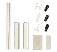 NICENEEDED 5 PCS Nail Magnet Tool Set, Double-Head Cat Eye Design Nail Magnet Pens, Multi-Function Magnet Board Magnet Stick for Cat Eye Gel Polish Nail Art