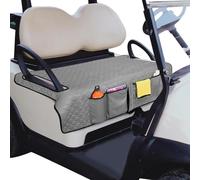 NICENEEDED 50.59" x 31.69" Golf Cart Seat Covers with 4 Pockets, Non-slip Washable Breathable Golf Cart Seat Blanket, Essential Golf Cart Accessories for 2-Seats Cart