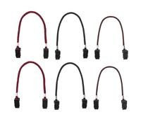 NICENEEDED 6 Pcs Hat Strap Clips Cord Fasteners, Windproof Clips Cap Retainers Adjustable Hat Chin Cords, Anti-lost Straps Hat Holder Clips for Travel, Golfing, Fishing, Camping