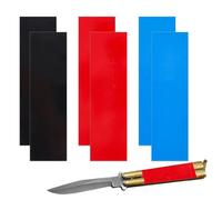 NICENEEDED 6 Pcs Knife Handle Liner, G10 Spacer Sheets Knife Handle Spacer Material, Multicolored Knife Scales Slabs Making Supplies Tool for DIY Models Part and Knife Handle