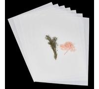 NICENEEDED 60 Sheets Blotting Paper for Flower Press, Large A4 Highly Absorbent and Reusable Blotter Paper, 26cm x 30cm Blotter Paper for Flowers Press Herbarium Craft