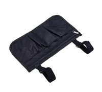 NICENEEDED 7.09" x 12.59" Wheelchair Storage Bag with Zipper, Waterproof Armrest Elderly Walking Aid Suapension Bags, Storage Bag for Disabled Walking Aid Rehabilitation Booster