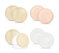 NICENEEDED 8 Pcs Blank Challenge Coin Threaded Edged 40 mm, Colorful Blank Coin Laser Engraved Blank Coins, Thick Circle Coin for or DIY Crafts Birthday Travel Commemorative Collection