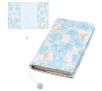 NICENEEDED A5 Size Small Canvas Paperback Book Cover Protector Paperbacks Fabric Book Sleeve Cover Protector Book Covers for Hardcover Softcover Book Novels (Strawberry)