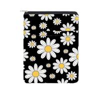 NICENEEDED Book Sleeve with Zipper, Magritte Book Covers Pouch - Book Protector Waterproof Case for Notebooks Hardcover & Paperback