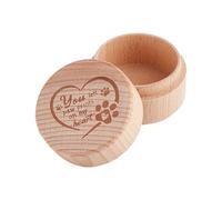 NICENEEDED Cat Whisker Box, Cat Whisker Collector Wooden Cat Whisker Jar, Cat Whisker Hair Collector Pet Keepsake Box Loss of Cat Sympathy