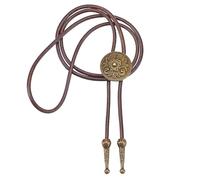 NICENEEDED Floral Bolo Tie for Men Women, Bolo Tie Necklace Native Men's Bolo Ties, Western Cowboy Bolero Ties