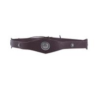 NICENEEDED Medieval Viking Leather Headbands, Circlet Renaissance Brown Adjustable Headpieces, Pirate Embossed Headband Halloween
