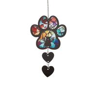 NICENEEDED Pet Memorial Suncatcher, Personalized Pet Memorial Suncatcher Loss Of Dog Sympathy Ornament, Dog Remembrance Ornament Christmas Unique Ornament