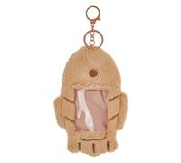 NICENEEDED Plush Photocard Holder Fish Waffle Snack Soft Plush Photocard Holder Cover Protective Case Card Sleeve Pendant Display Keychain for Bus Card Credit