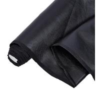 NICENEEDED PU Leather Book Binding Cloth, 18 x 36 Inch Leather Book Fabric for Book Binding, Black Bookbinding Supplies Book Repair Material for Repairing Binding of Old Books