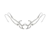 NICENEEDED Steampunk Metal Cyborg Mask, CyberPunk Masquerade Mask, Punk Mechanical Mask Irregular Gothic Steam Half Mask Halloween