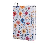 NICENEEDED Stretchable Book Cover, Green Leaves Book Sleeve 9 x 11 Inch, Stretchy Book Protector Elastic Book Wraps Washable Protective Book Case Suitable Fit Most Hardcover