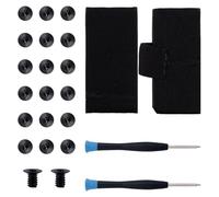 NICENEEDED Wallet Replacement Screw Kit, 20 PCS Screws 2PCS Screwdriver and Elastic Cash Strap, Men Minimalist Wallet Accessories for Slim RFID Blocking Wallet Carbon Fiber Wallet