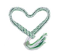 NICENEEDED Wedding Handfasting Cord, Green Rustic Wedding Lasso Lazos Wedding Cord, Cotton Rope Traditional Celtic Pattern Handfasting Rope