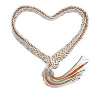 NICENEEDED Wedding Handfasting Cord, Rustic Wedding Lasso Lazos Wedding Rope with Pendants, Cotton Rope Traditional Celtic Pattern Handfasting Cord