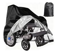NICENEEDED Wheelchair Cover, Waterproof Electric Wheelchair Protector Mobility Scooter Cover, Outdoor Rain Cover Cape for Travel and Shower Power Wheelchair